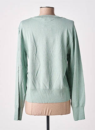 Pull coupe droite manches longues vert TIFFOSI femme