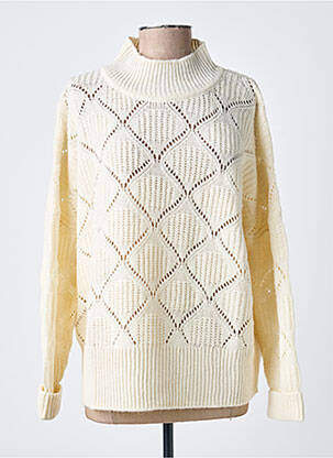 Pull coupe droite manches longues beige ZILCH femme