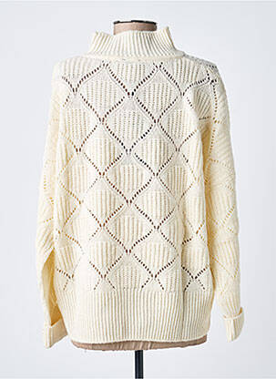 Pull coupe droite manches longues beige ZILCH femme