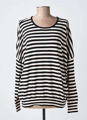Pull coupe droite manches longues noir ZILCH femme