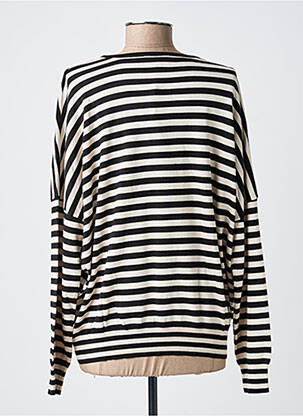 Pull coupe droite manches longues noir ZILCH femme
