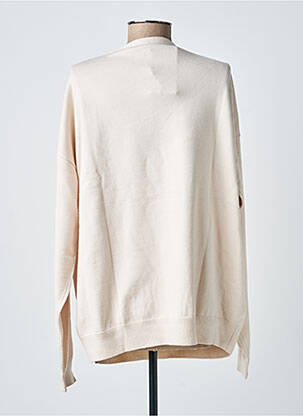Pull coupe droite manches longues beige ZILCH femme