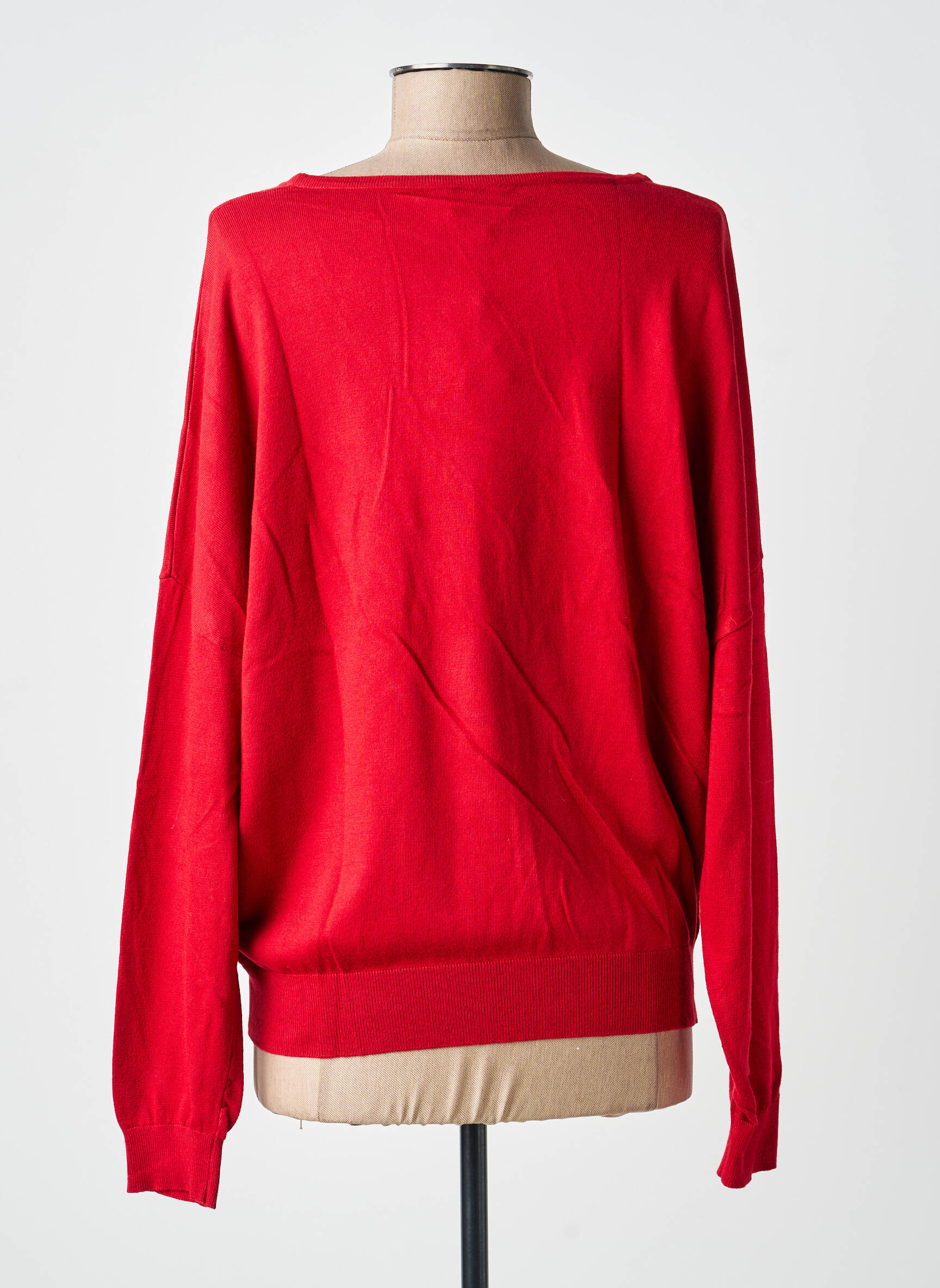 Gilet manches longues stretch rouge ZILCH femme