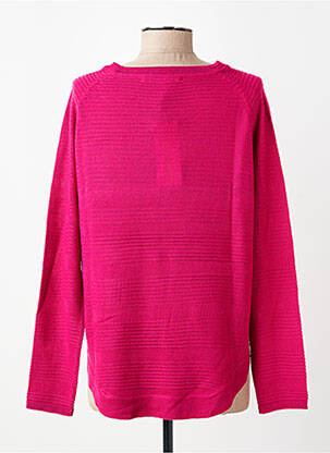 Pull maille souple et aérée manches longues rose ONLY femme