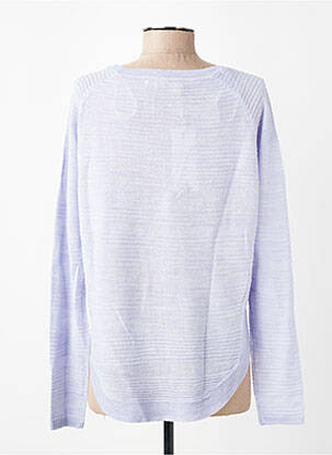 Pull maille souple et aérée manches longues violet ONLY femme