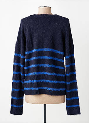 Gilet manches longues fermeture boutonnée sur le devant bleu PIECES femme