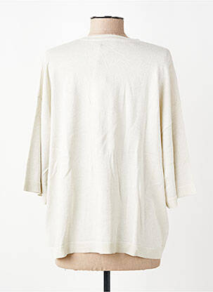 Gilet manches courtes manches courtes beige KAFFE femme