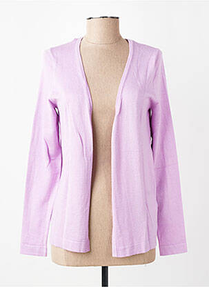 Gilet manches longues manches longues violet KAFFE femme