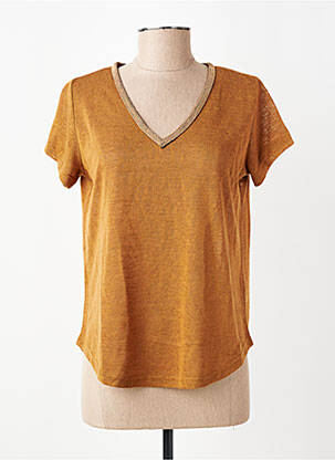 Top manches courtes manches courtes marron MOLLY BRACKEN femme