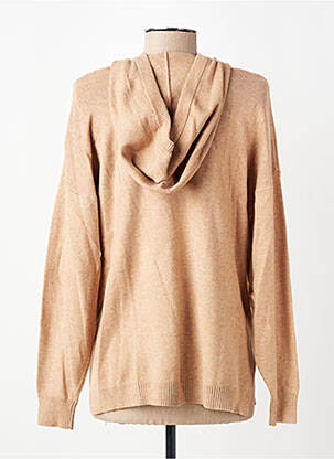Pull col v manches longues marron TIFFOSI femme