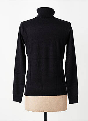 Pull col roulé coupe droite manches longues noir LPB LES PETITES BOMBES  femme