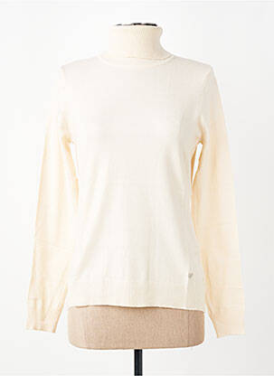 Pull col roulé coupe droite manches longues beige LPB LES PETITES BOMBES  femme