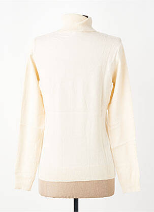 Pull col roulé coupe droite manches longues beige LPB LES PETITES BOMBES  femme