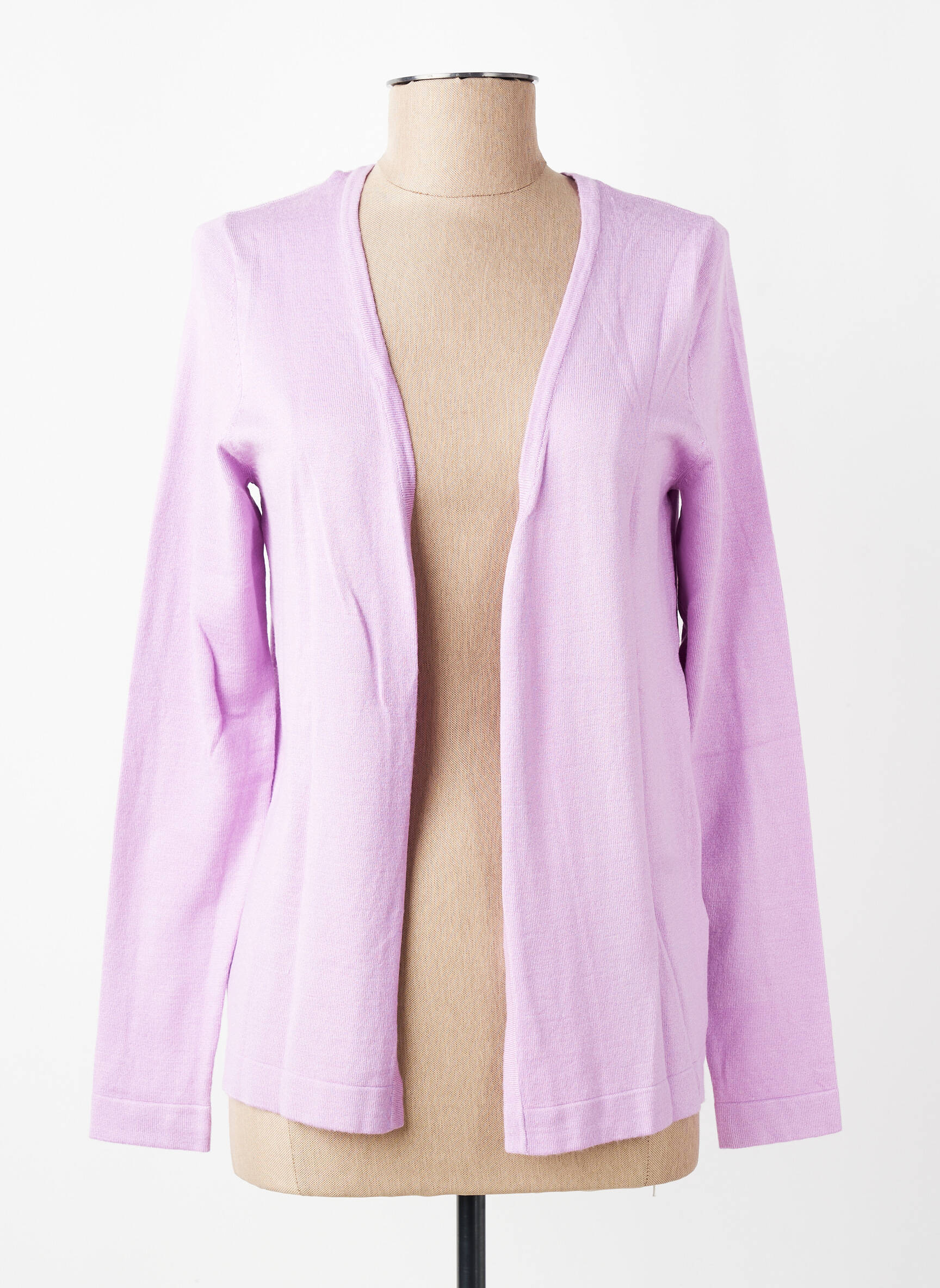 Gilet manches longues manches longues violet KAFFE femme