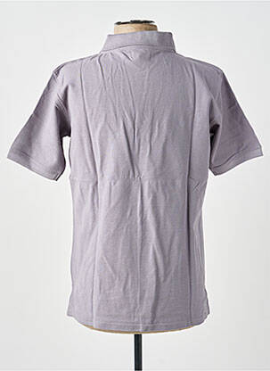 Polo coupe droite manches courtes gris GWEN & BLACK homme