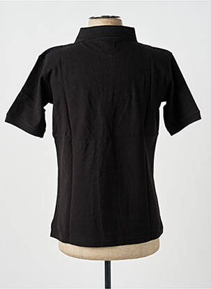 Polo coupe droite manches courtes noir GWEN & BLACK homme