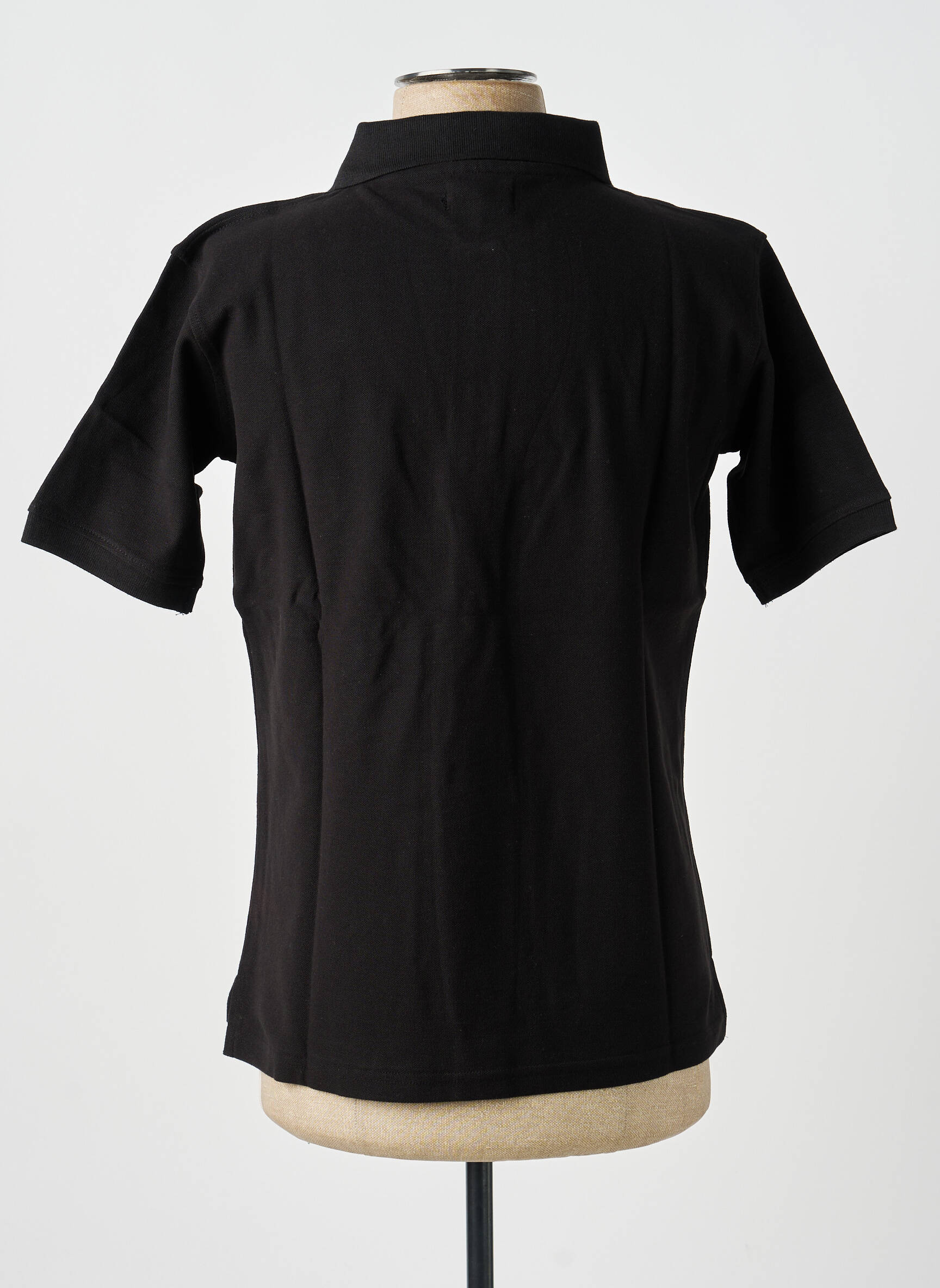 Polo coupe droite manches courtes noir GWEN & BLACK homme