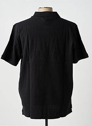 Polo coupe droite manches courtes noir GWEN & BLACK homme