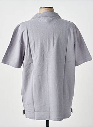 Polo coupe droite manches courtes gris GWEN & BLACK homme