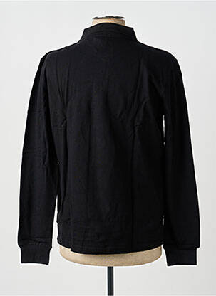 Polo manches longues manches longues noir GWEN & BLACK homme