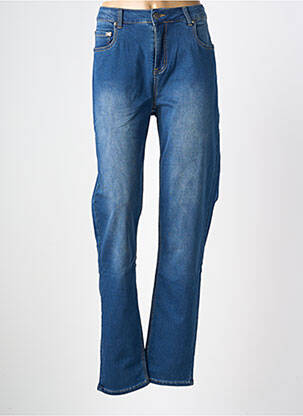 Jeans coupe slim stretch taille normale bleu ZHENZI femme