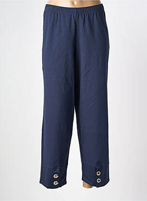 Pantalon slim taille élastique taille normale bleu G!OZE femme