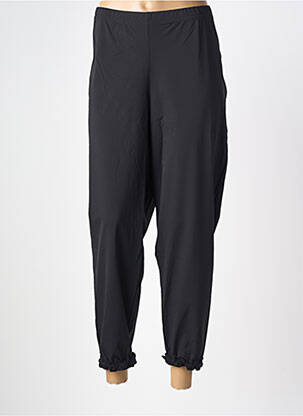 Pantalon slim taille élastique noir G!OZE femme