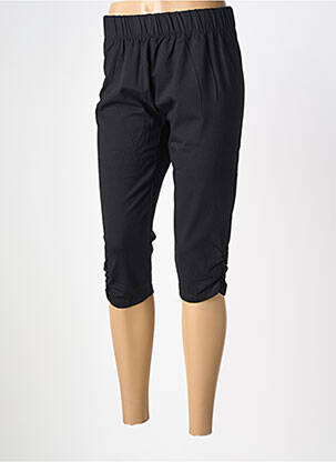 Pantacourt stretch taille normale noir ZHENZI femme
