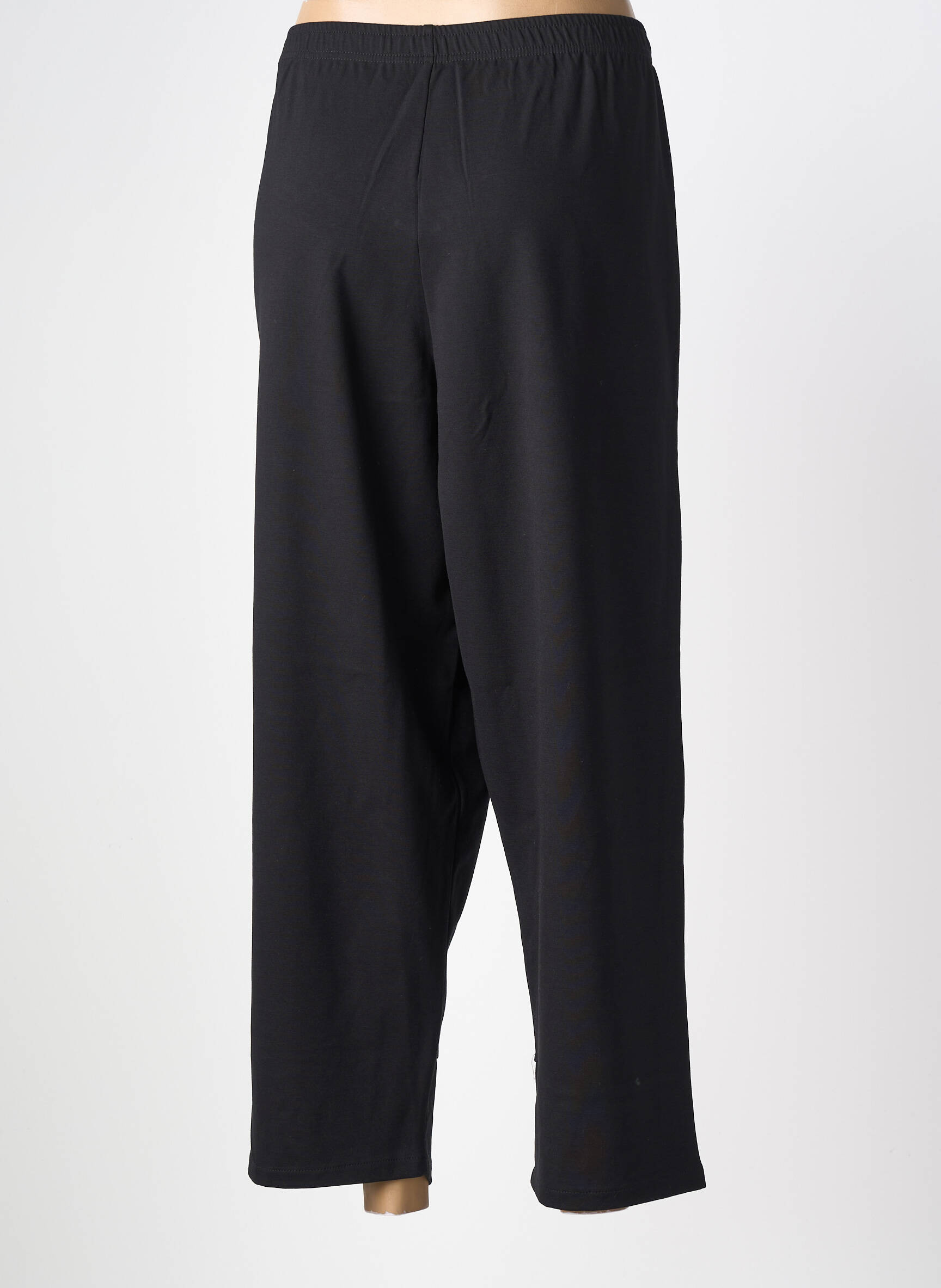 Pantalon slim taille élastique taille normale noir G!OZE femme