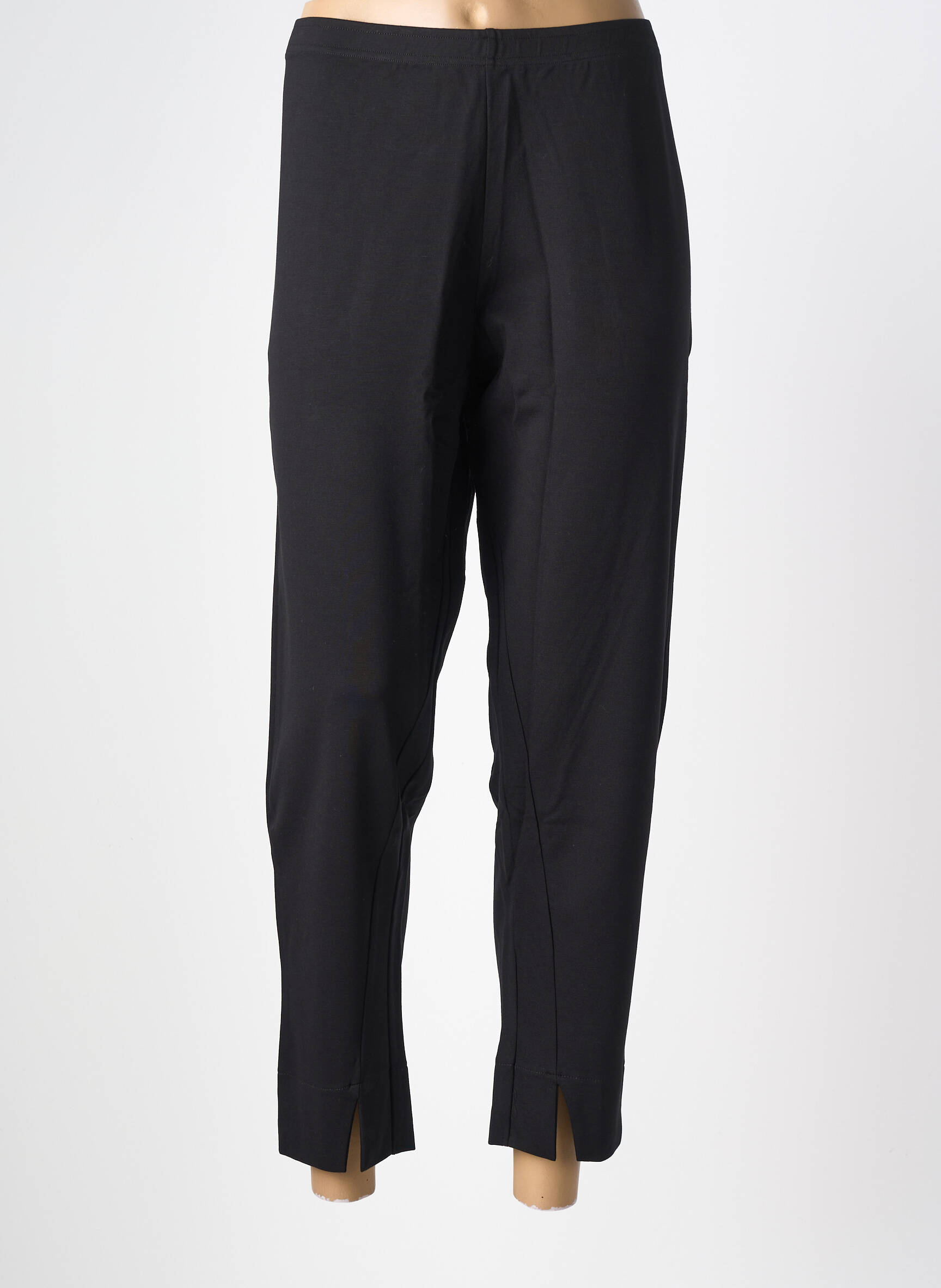 Pantalon slim taille élastique taille normale noir G!OZE femme
