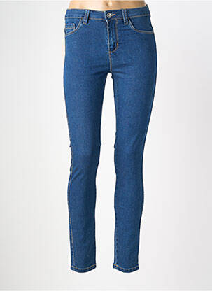 Jeans coupe slim stretch taille normale bleu KAFFE femme