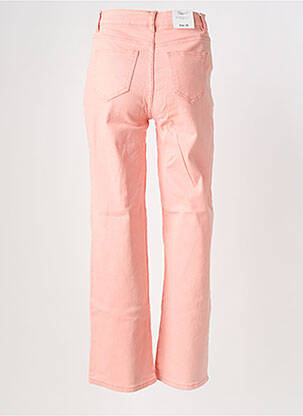 Jeans coupe droite stretch taille normale rose PM MERE & FILLE femme