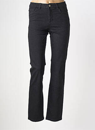 Jeans coupe slim stretch taille normale noir KAFFE femme