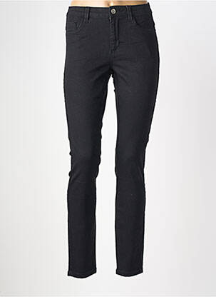 Jeans coupe slim stretch taille normale noir KAFFE femme