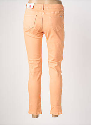 Pantalon 7/8 stretch taille normale orange MORGAN femme