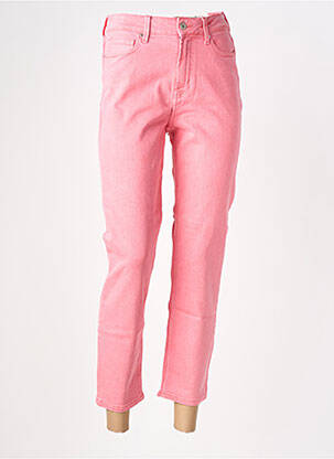 Pantalon 7/8 stretch taille normale rose ONLY femme