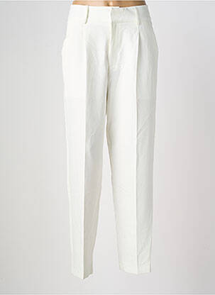 Pantalon 7/8 taille haute taille haute blanc TIFFOSI femme