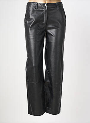 Pantalon droit fermeture zippée sous rabat boutonné taille normale noir LPB LES PETITES BOMBES  femme