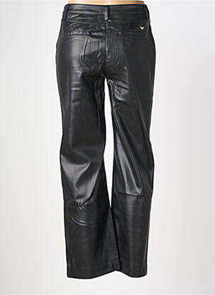 Pantalon droit fermeture zippée sous rabat boutonné taille normale noir LPB LES PETITES BOMBES  femme