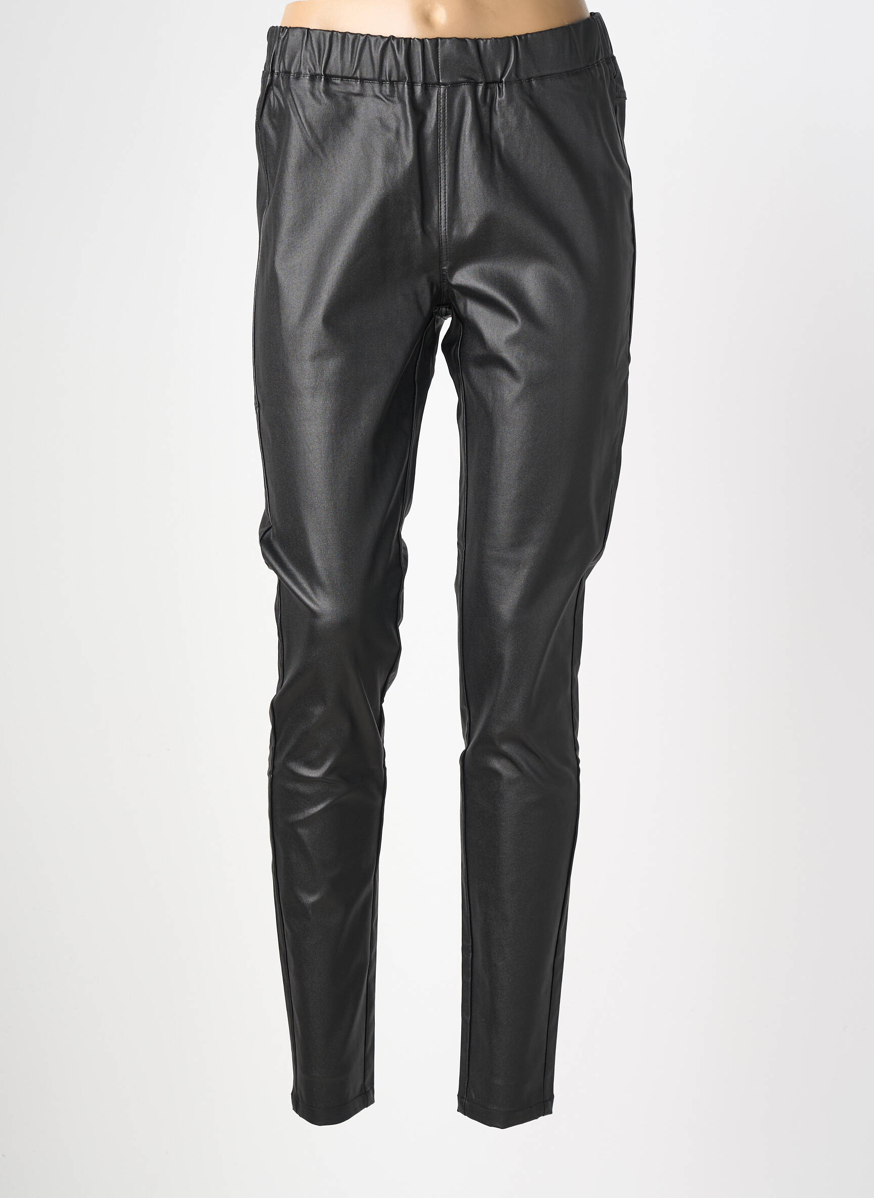 Jegging stretch taille normale noir KAFFE femme