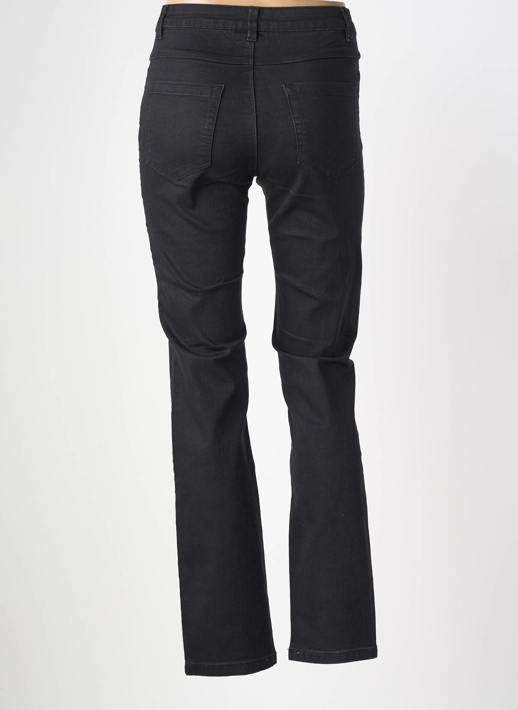 Jeans coupe slim stretch taille normale noir KAFFE femme