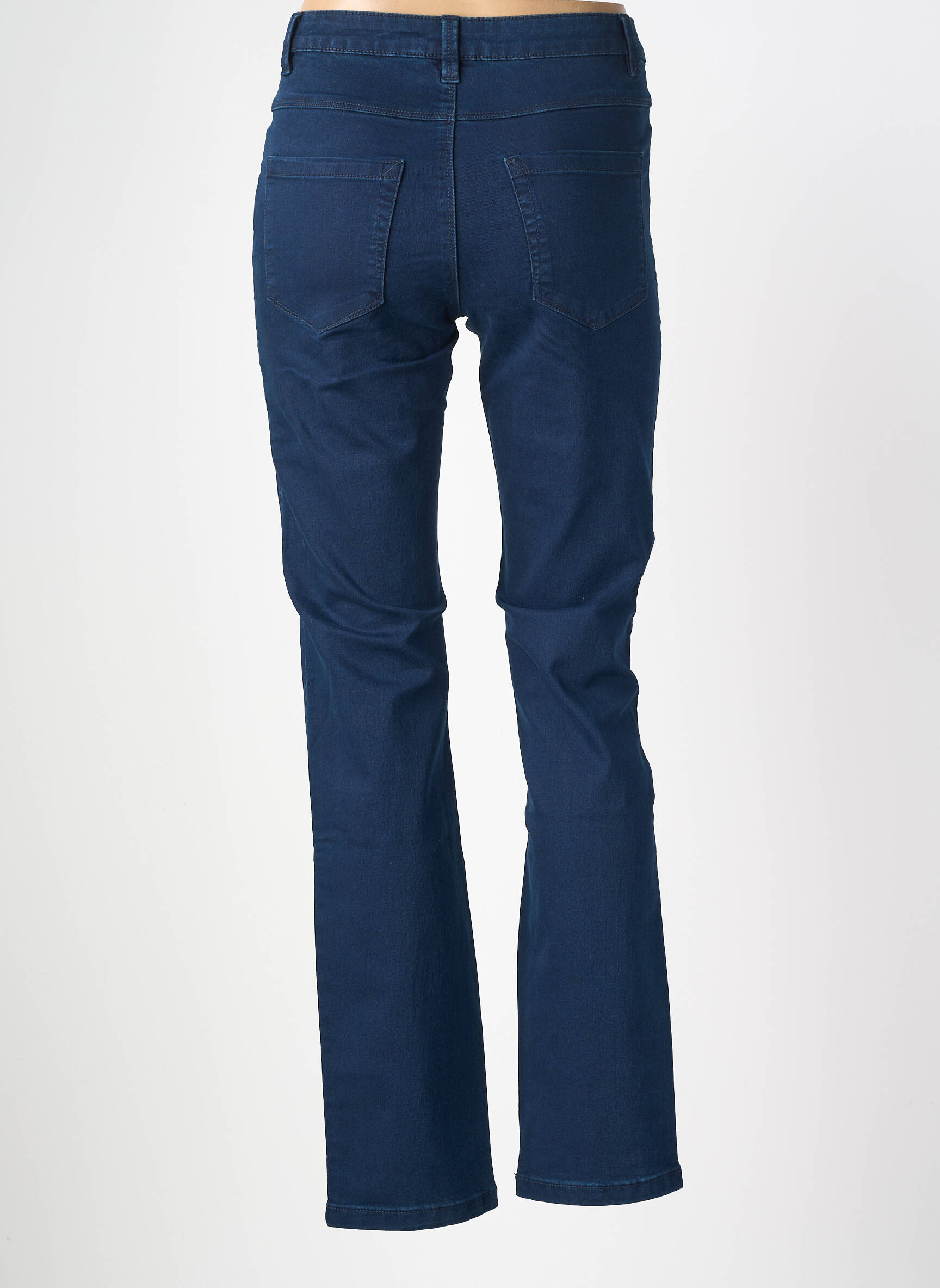 Jeans coupe slim stretch taille normale bleu KAFFE femme