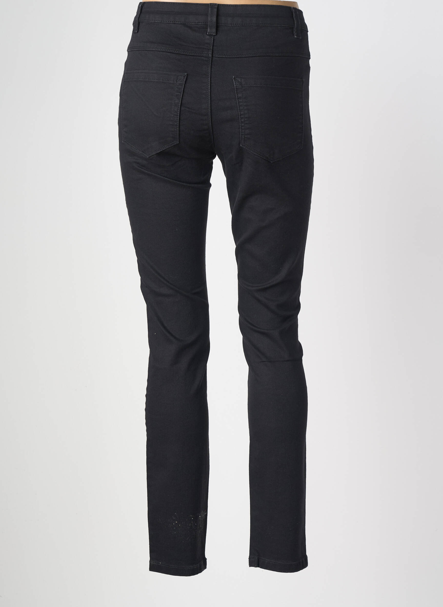Jeans coupe slim stretch taille normale noir KAFFE femme