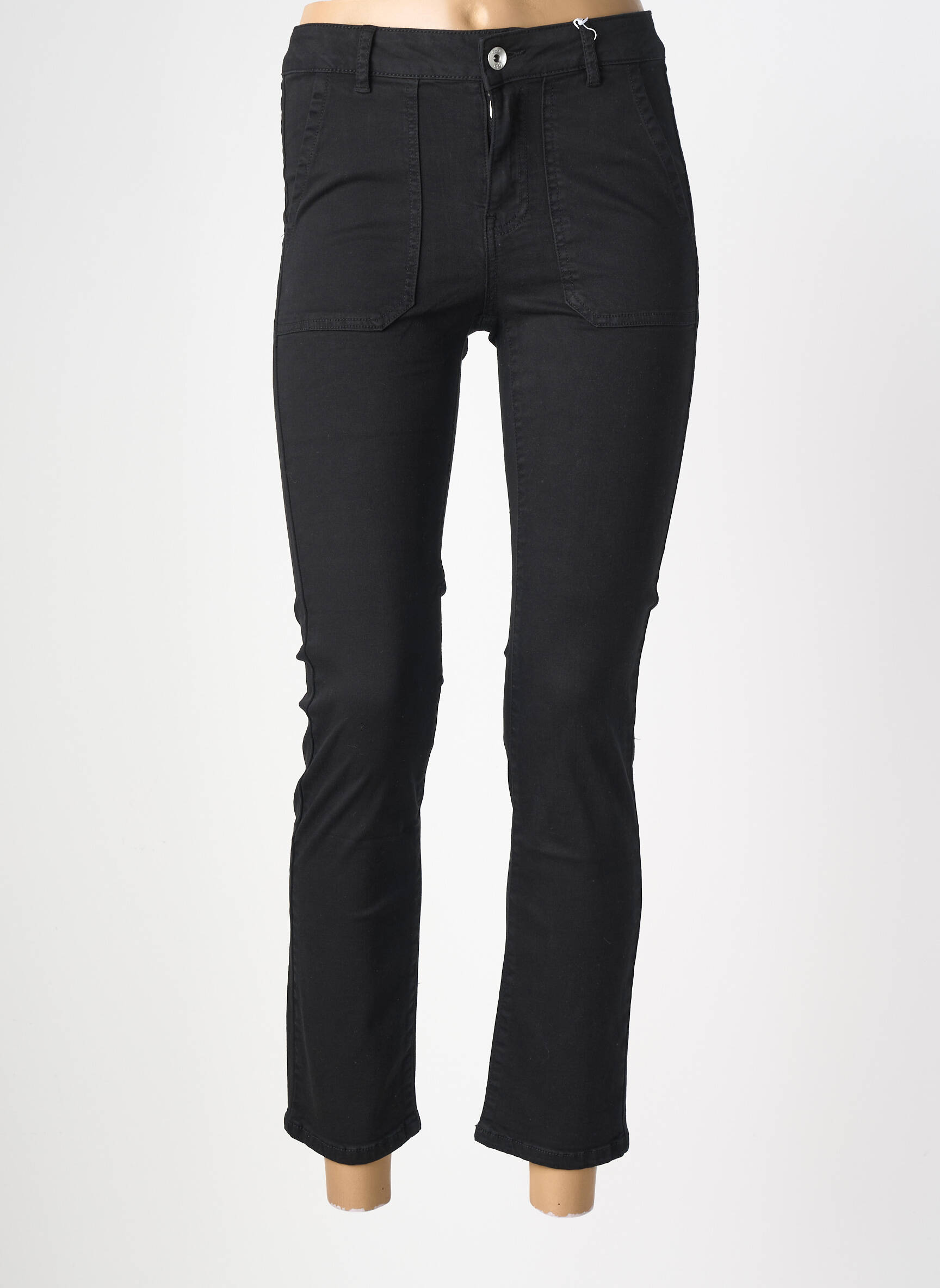 Pantalon 7/8 stretch taille normale noir LPB LES PETITES BOMBES  femme