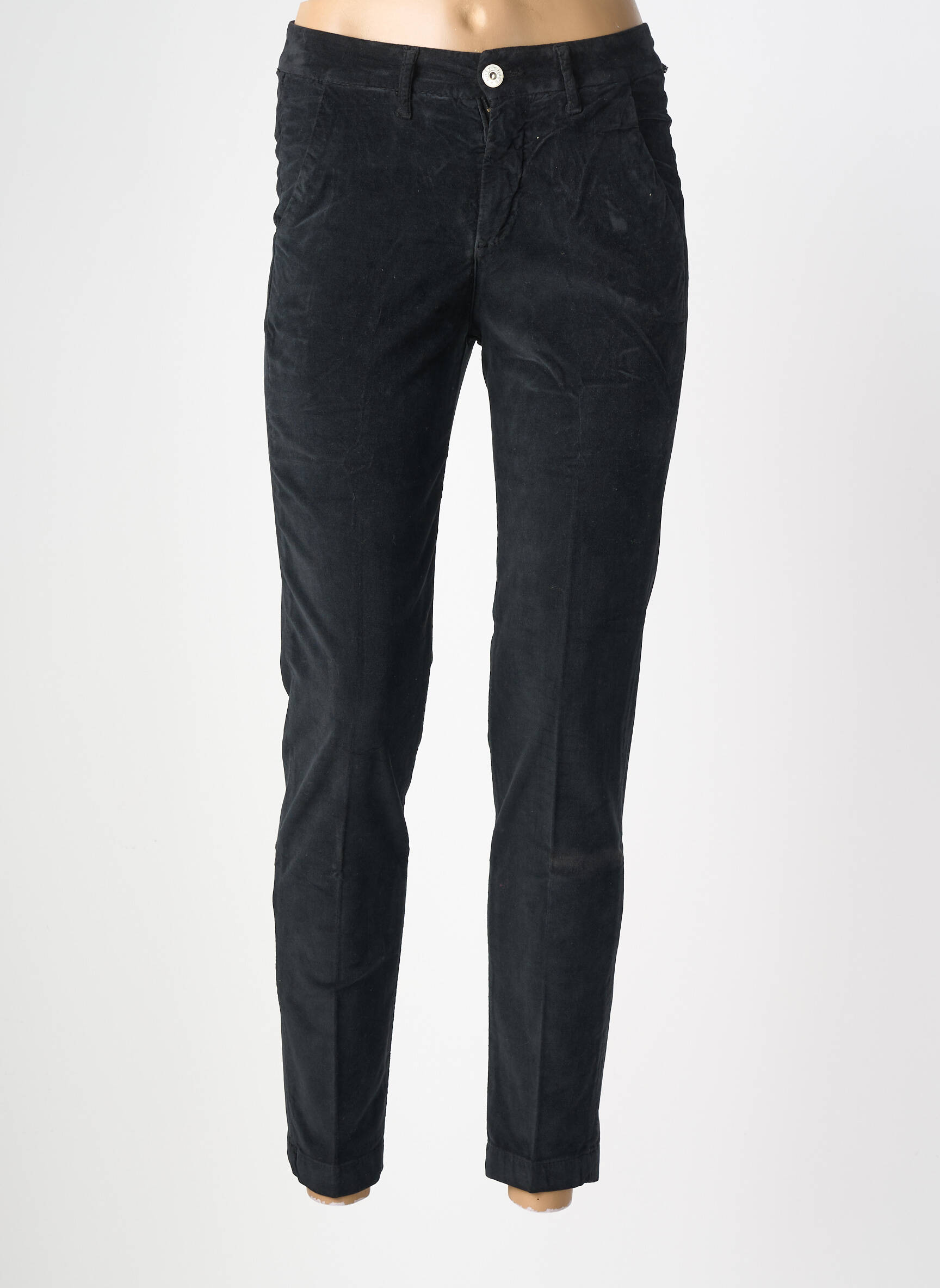 Pantalon slim stretch taille normale noir NOIR'N'BLEU femme