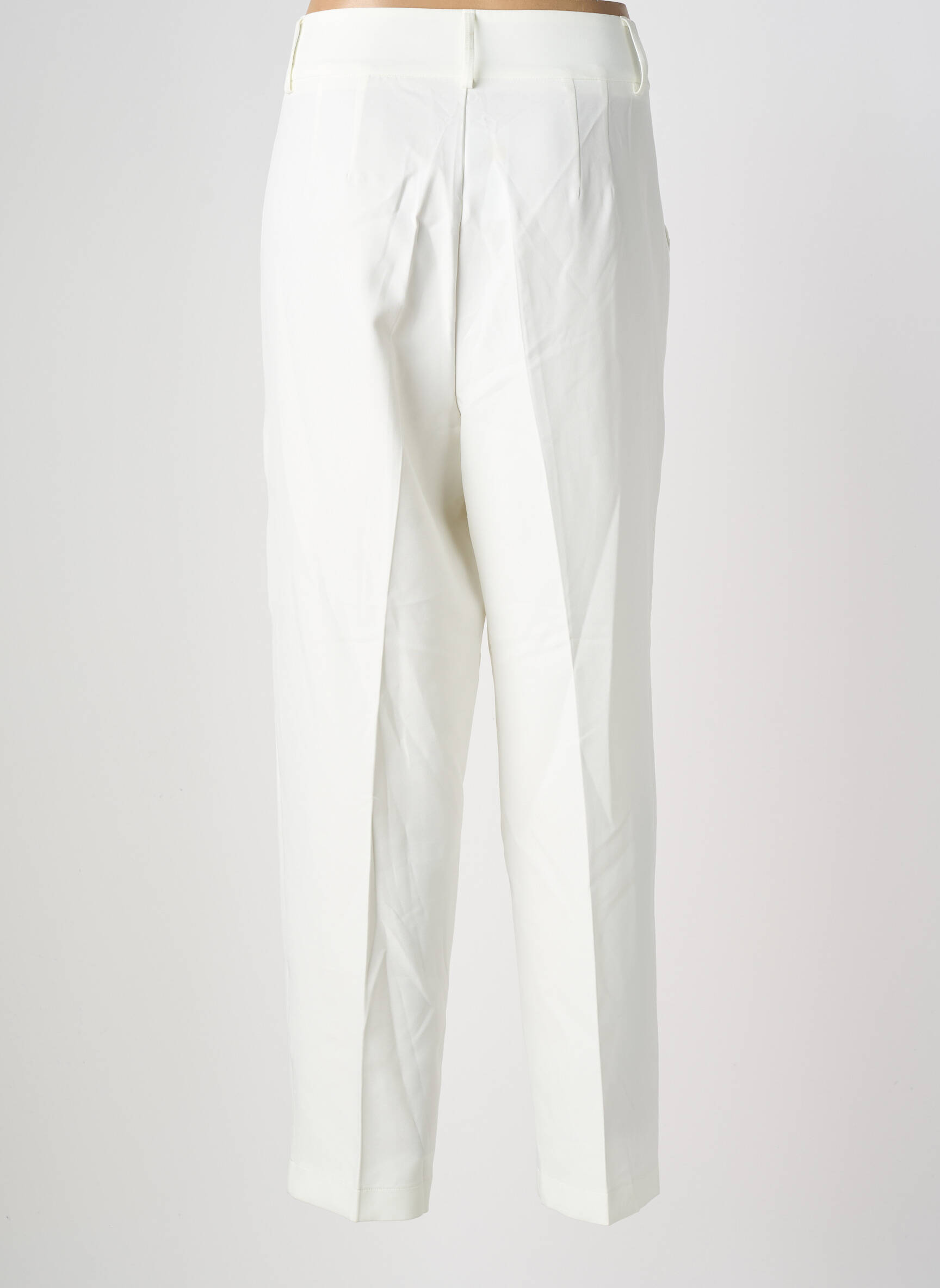 Pantalon 7/8 taille haute taille haute blanc TIFFOSI femme