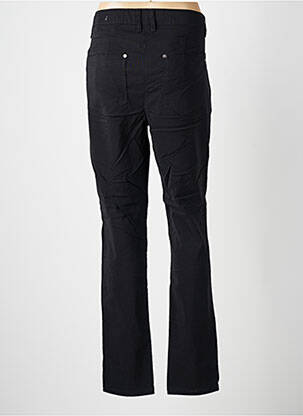 Pantalon slim tissage popeline taille normale noir ZHENZI femme