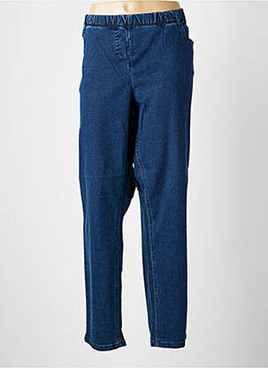 Jeans coupe slim stretch taille normale bleu ZHENZI femme