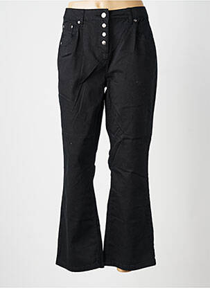 Jeans bootcut taille normale taille normale noir ZHENZI femme