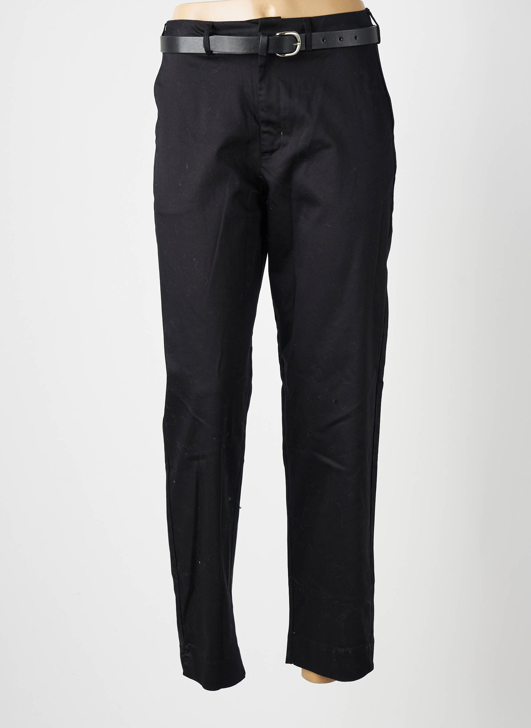 Pantalon 7/8 taille haute taille haute noir TIFFOSI femme
